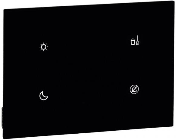 Панел UX 2 сценария, DND/MUR, черен, BUS