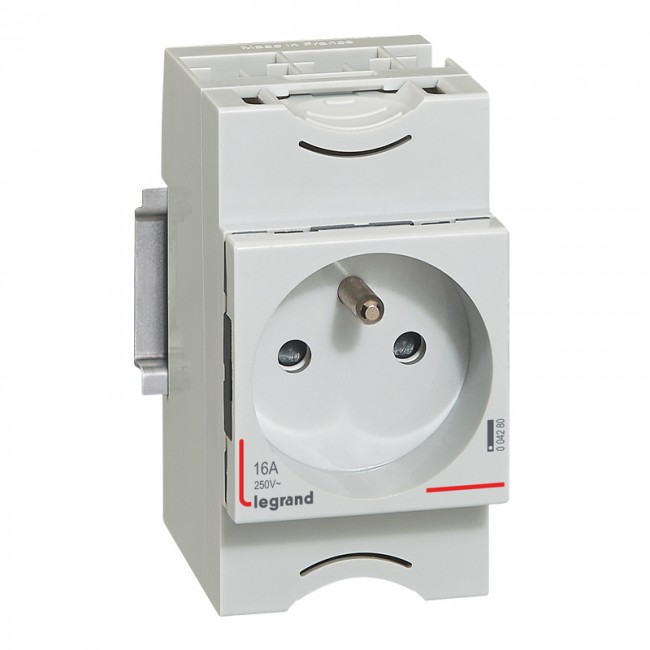 Контакт за DIN-шина френски 16Α 2.5 мод. Legrand