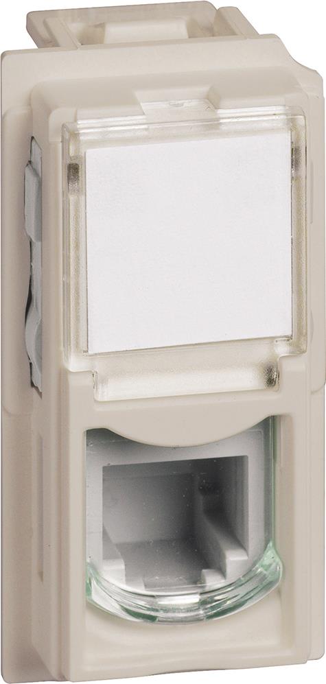 Розетка телефонна RJ11 1 мод. цвят Крем Living Now Bticino