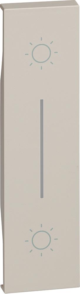 Лицев панел за двоен бутон 1 мод. цвят Крем Living Now Bticino