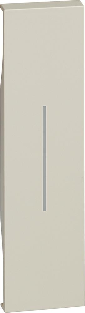 Лицев панел ключ/бутон 1 мод. цвят Крем Living Now Bticino