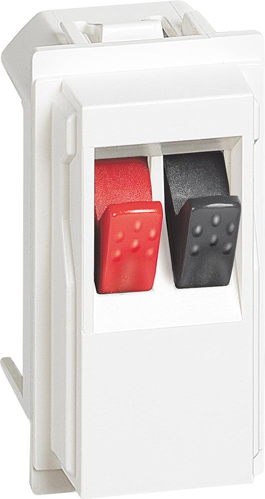 Розетка за тонколони 1 мод. цвят Бял Living Now Bticino