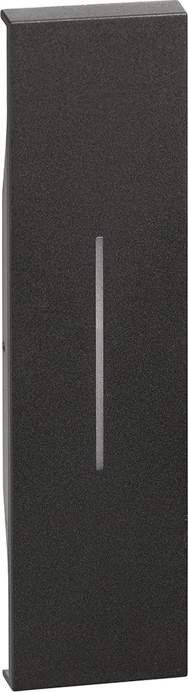 Лицев панел ключ/бутон 1 мод. цвят Черен Living Now Bticino