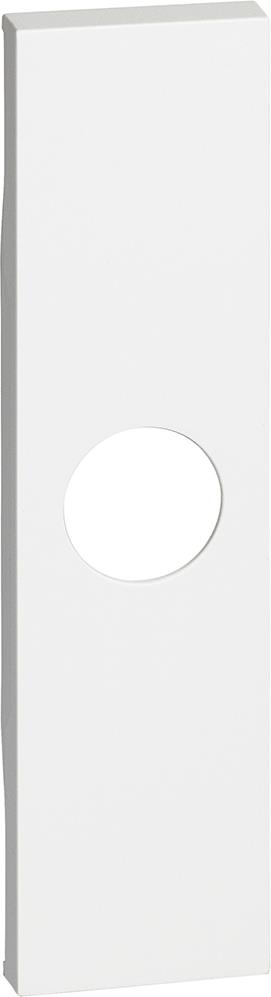 Лицев панел за TV розетка - Празен модул с отвор ф9мм - Индикатор, 1 мод. цвят Бял Living Now Bticino