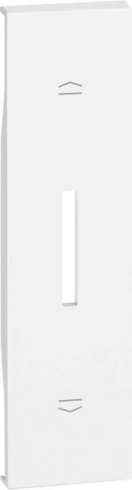 Лицев панел за ключ за щори 1 мод. цвят Бял Living Now Bticino