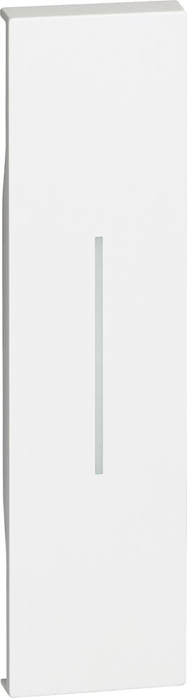 Лицев панел ключ/бутон 1 мод. цвят Бял Living Now Bticino