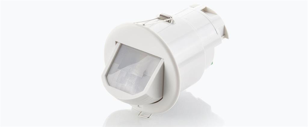 Датчик за присъствие PIR, за вграждане в таван, 90°, обхват 24m @ h=2,8m, IP40, EBDRC-PRM, CP Electronics