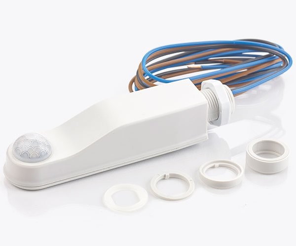 Датчик за присъствие PIR, за открит монтаж към осветител, 360°, обхват D9m @ h=2,8m, IP65, EBMPIR-MB-PRM, CP Electronics