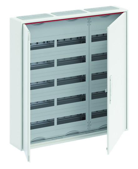 Табло за открит монтаж ComfortLine 5х36мод. CA35V с две плътни метални врати IP44 и Н и РЕ клеми ABB