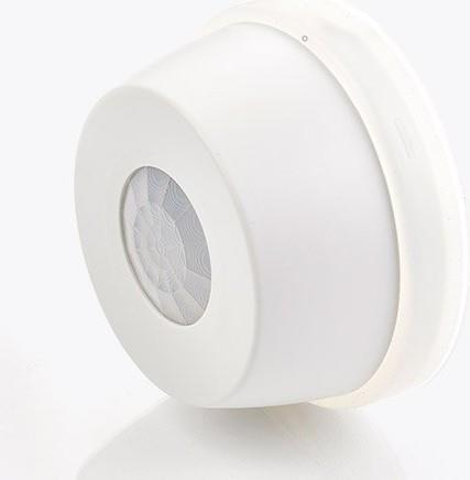 Датчик за присъствие PIR, за открит монтаж на таван, 360°, обхват D7m @ h=2,8m, IP40, EBDSM-PRM, CP Electronics