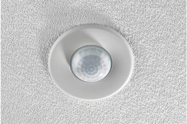 Датчик за присъствие PIR, за вграждане в таван, 360°, обхват D15m @ h=2,8m, IP40, EBDMR-PRM, CP Electronics