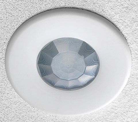 Датчик за присъствие PIR, за вграждане в таван, 360°, обхват D7m @ h=2,8m, IP40, DALI, EBDSPIR-DD, CP Electronics