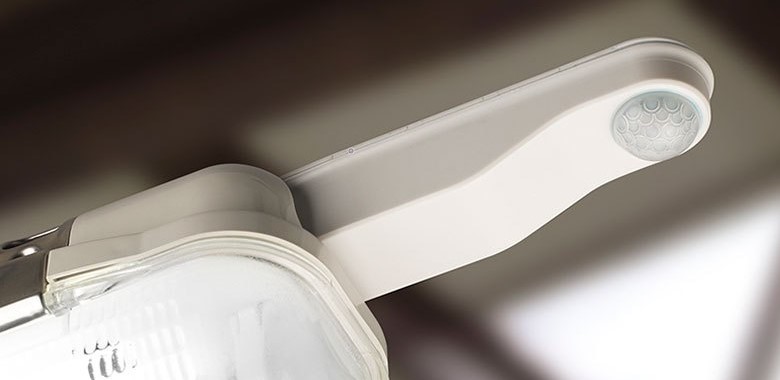 Датчик за присъствие PIR, за открит монтаж към осветител, 360°, обхват D9m @ h=2,8m, IP65, EBMPIR-MB-PRM, CP Electronics