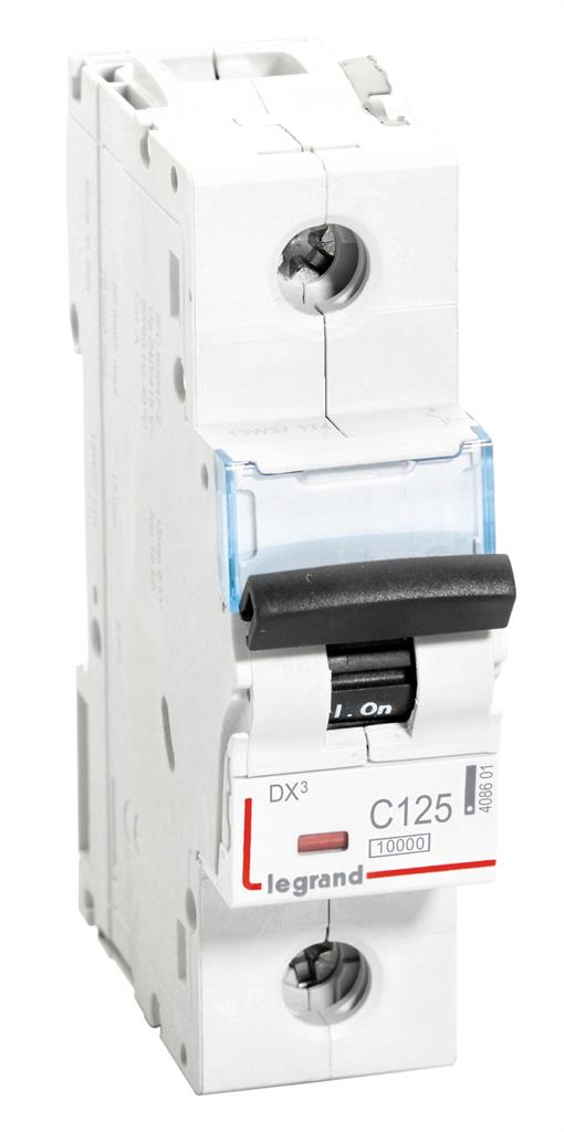 Автоматичен прекъсвач DX3 1P 125A крива С 16kA 1,5 мод. Legrand