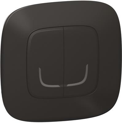 Сериен ключ БЕЗжичен Smart Valena Allure с рамка цвят Черен Legrand с Netatmo