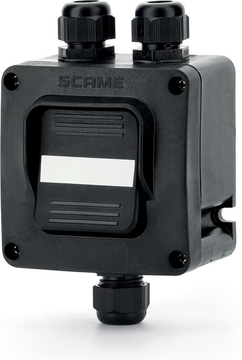 Взривозащитен еднополюсен ключ 16A 2xM20 Ex 2GD Зона 1/2/21/22 IP66 2NO Scame