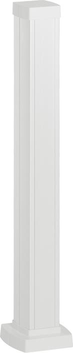 Мини колона с 1 отделение, двустранна, 0.68м, алум. конструкция, PVC капаци, бяла Snap-On Legrand