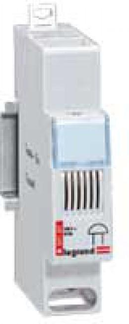 Модулен DIN звънец 8-12V 80-84dB 4/5VA 360/420vA 1мод. Legrand