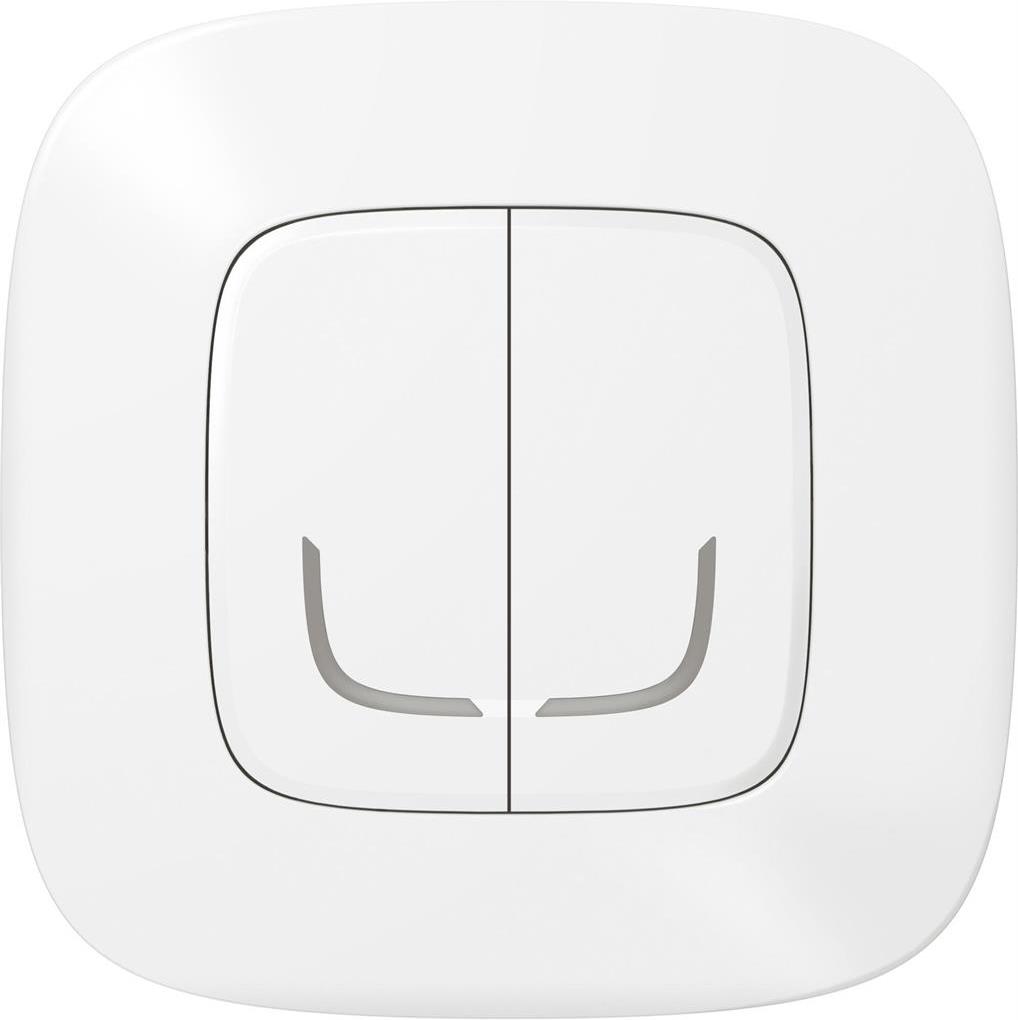 Сериен ключ БЕЗжичен Smart Valena Allure Бял с рамка Legrand с Netatmo