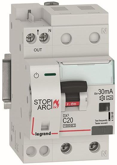 Автоматичен прекъсвач комбиниран AFDD серия DX3 STOP ARC 1P+ND крива C 20A  30MA