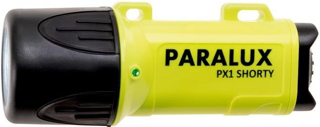Фенер 5W LED IP68 Ex 80lm до 120 метра лъч PARALUX® PX1 SHORTY жълт 2хAA поликарбонат PARAT