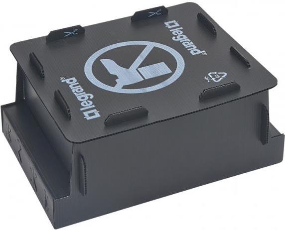 Конзолна кутия за замазка за 12 модулна подова кутия ECOBOX Legrand