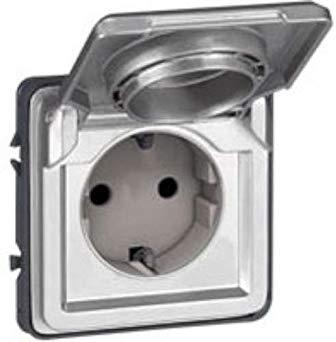 Контакт шуко с капак 16A IP55 Soliroc Legrand