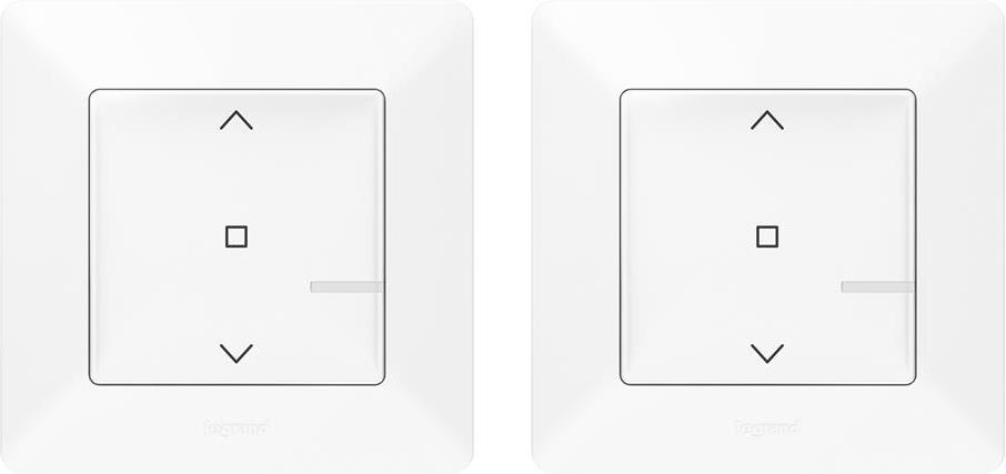 Комплект УПРАВЛЕНИЕ на ЩОРИ Smart Valena Life Бял с рамки Legrand с Netatmo /до изчерпване/