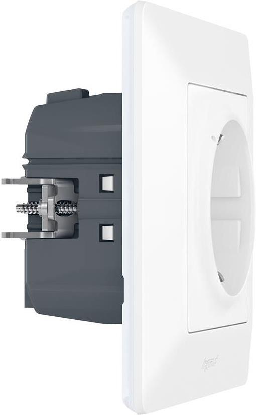 Контакт шуко 16A Smart Valena Life Бял с рамка Legrand с Netatmo