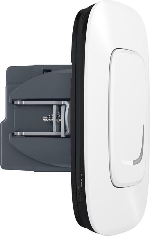 Ключ/димер с компенсатор жичен Smart Valena Allure Бял с рамка Legrand с Netatmo /до изчерпване/