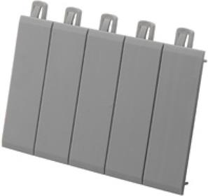 Глуха капачка за табло 5 мод. цвят Сив Legrand