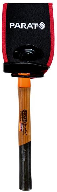 Държач за чук за колан PARABELT Hammer Holder за различни модели чукове черна с червен кант PARAT