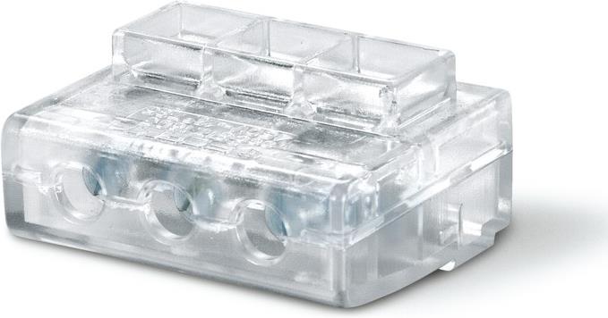 Размножителна клема 3х6мм2 винтова 31х31х24мм серия Connecto Scame