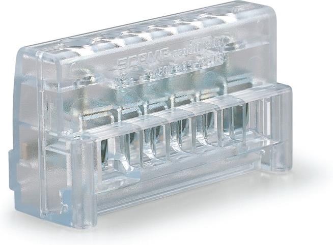 Размножителна клема 4х6мм2 и 2х16мм2 винтова 66х38х24мм серия Connecto Scame