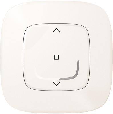 Ключ за щори БЕЗжичен Smart Valena Allure Перла с рамка Legrand с Netatmo