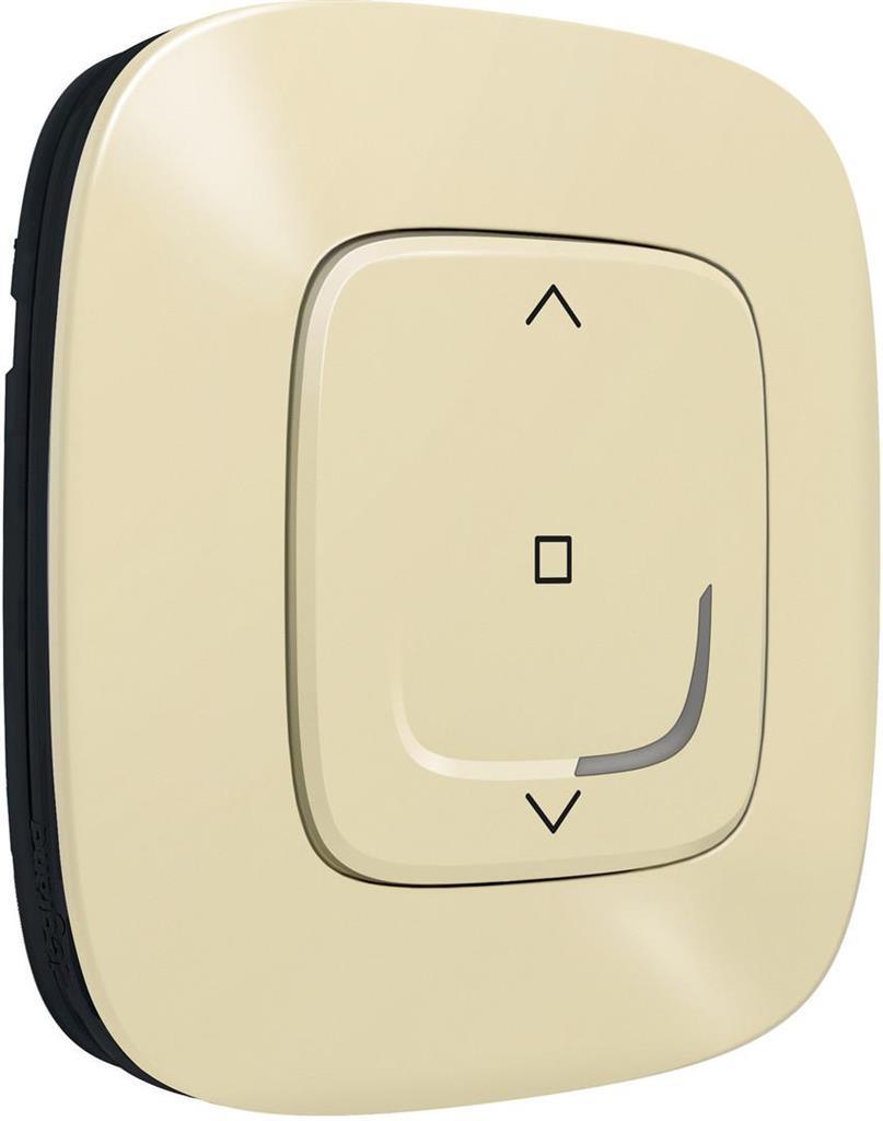 Ключ за щори БЕЗжичен Smart Valena Allure Крем с рамка Legrand с Netatmo 