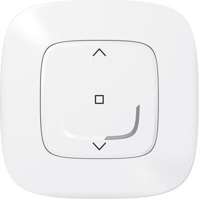 Ключ за щори БЕЗжичен Smart Valena Allure Бял с рамка Legrand с Netatmo