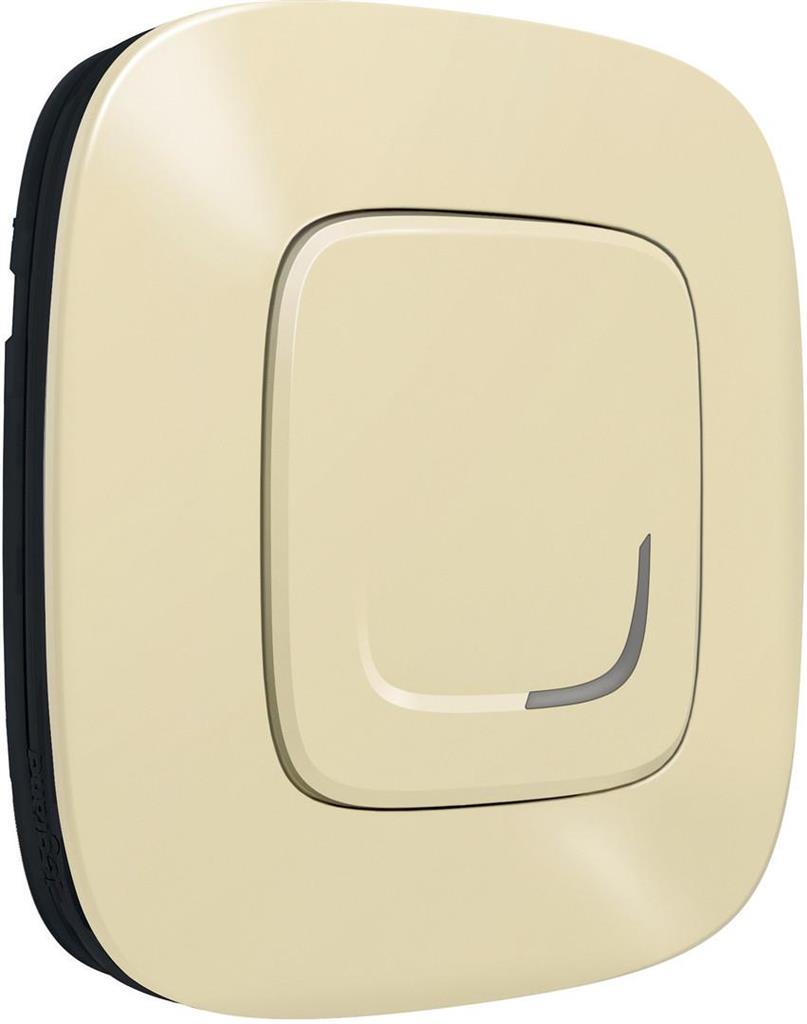 Ключ БЕЗжичен Smart Valena Allure Крем с рамка Legrand с Netatmo