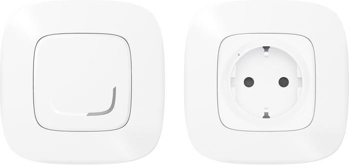 Комплект КОНТАКТ управляван от БЕЗжичен ключ Smart Valena Allure Бял Legrand с Netatmo