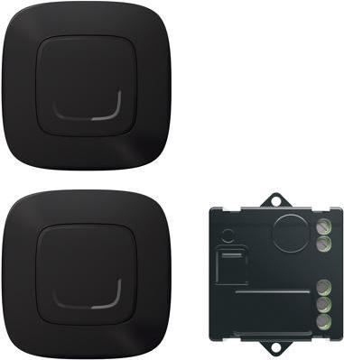 Комплект ДЕВИАТОРНА инст-я включващ микромодул и 2х БЕЗжични ключа Smart Valena Allure цвят Черен Legrand с Netatmo