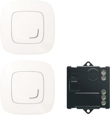 Комплект ДЕВИАТОРНА инст-я включващ микромодул и 2х БЕЗжични ключа Smart Valena Allure Перла Legrand с Netatmo