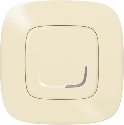 Ключ БЕЗжичен Smart Valena Allure Крем с рамка Legrand с Netatmo
