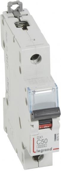 Автоматичен прекъсвач DX3 1P 50A крива С 6kA Legrand