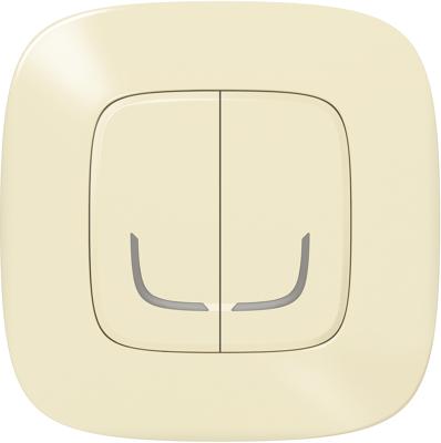 Сериен ключ БЕЗжичен Smart Valena Allure Крем с рамка Legrand с Netatmo