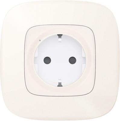 Контакт шуко 16A Smart Valena Allure Перла с рамка Legrand с Netatmo