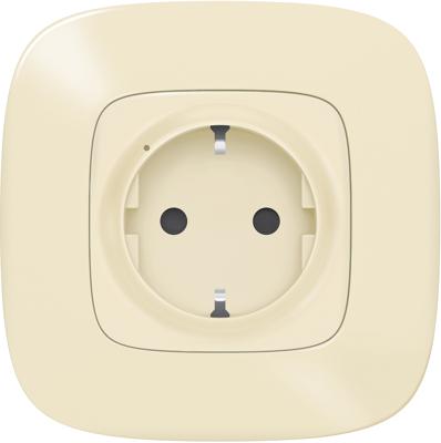 Контакт шуко 16A Smart Valena Allure Крем с рамка Legrand с Netatmo