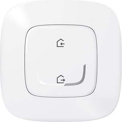 Сценариен ключ БЕЗжичен излизам/прибирам се Smart Valena Allure Бял с рамка Legrand с Netatmo
