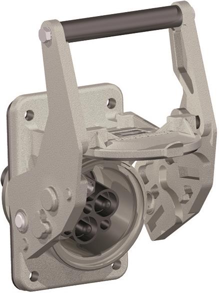 Панелен контакт 3P+Е 370А IP67 1000V серия OPTIMA-METAL Scame