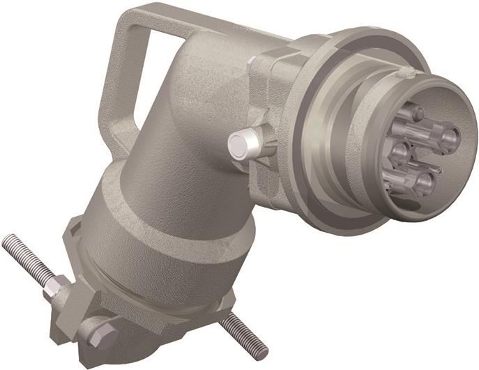 Промишлен щепсел 3P+Е 370А IP67 1000V серия OPTIMA-METAL Scame