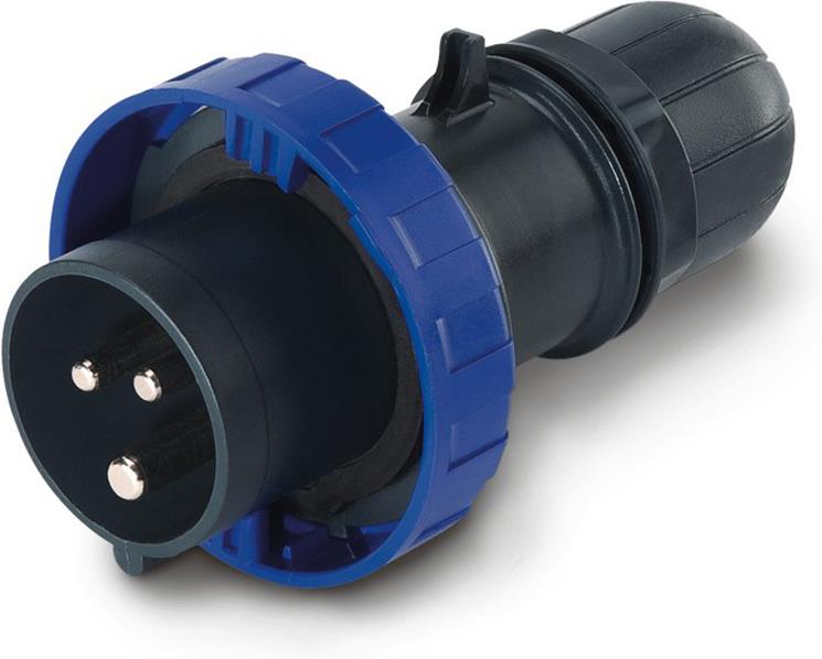 Промишлен щепсел 2P+Е 125A IP66/67/69 серия Optima Heavy Duty Scame
